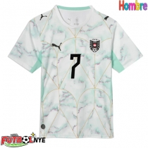 Camiseta Austria Marko Arnautovic #7 Visitante Equipación Mundial 2026 manga corta